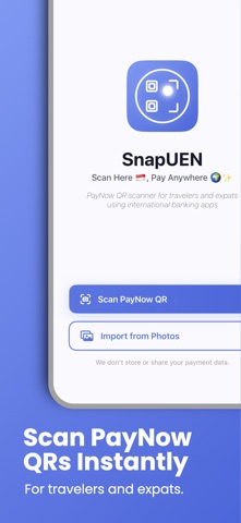 SnapUEN: PayNow & SGQR Scanner screenshot
