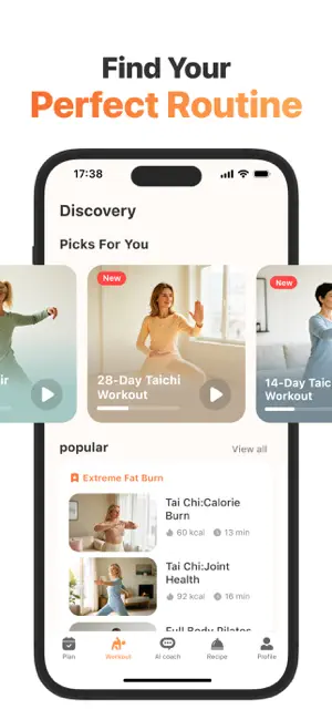 PlusFit:Tai Chi for Beginners screenshot 4