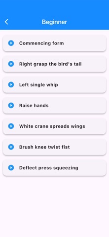 TAI CHI Workout: Home Fitness iPhone screenshot