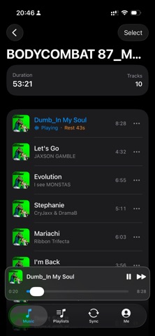 Zeno player iPhone screenshot