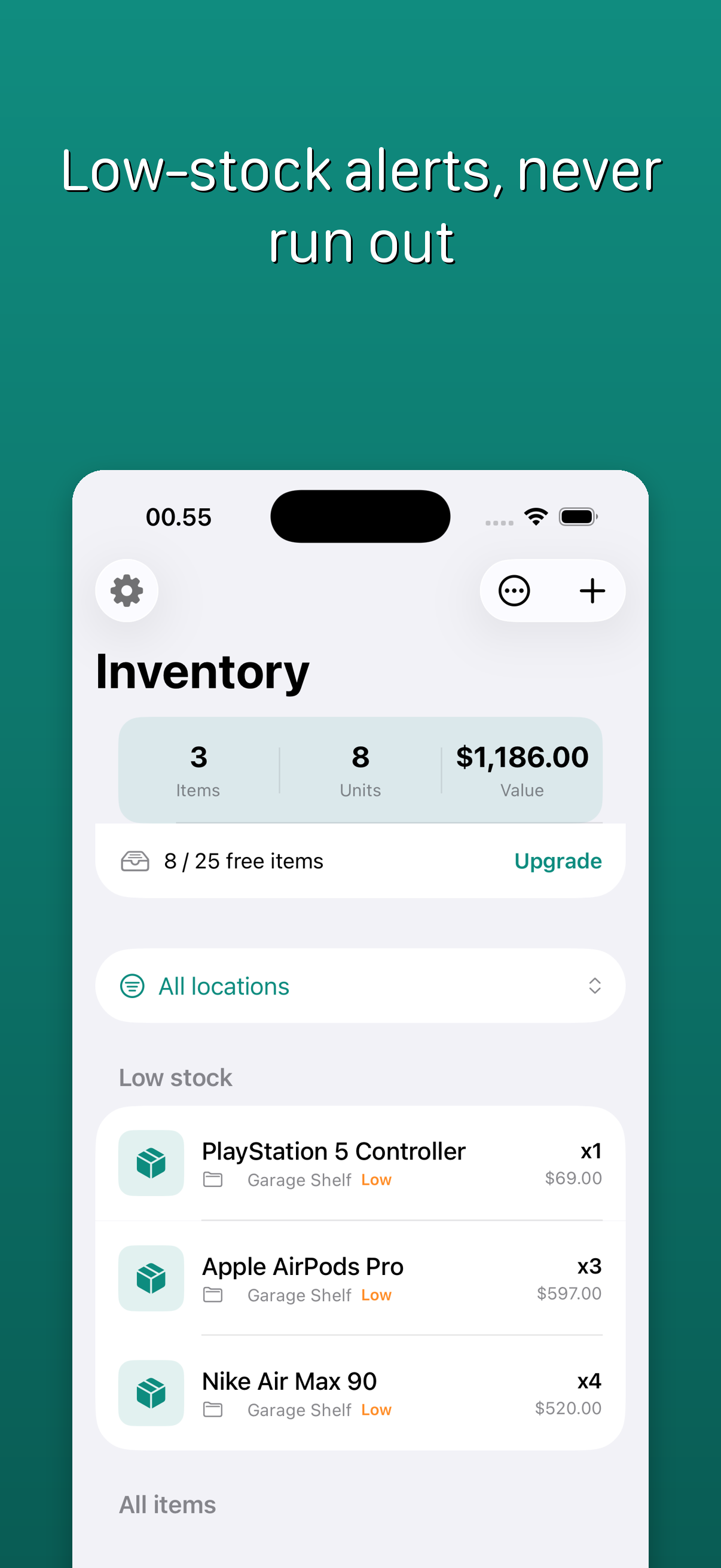 Inventory Tracker: Stockpile