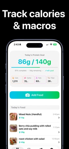 Proto Protein & Fibre Tracker screenshot