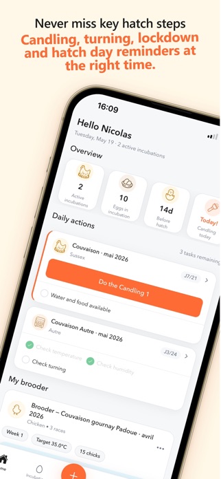 Eggtrackr Hatching & Poultry Screenshot 2 of 10