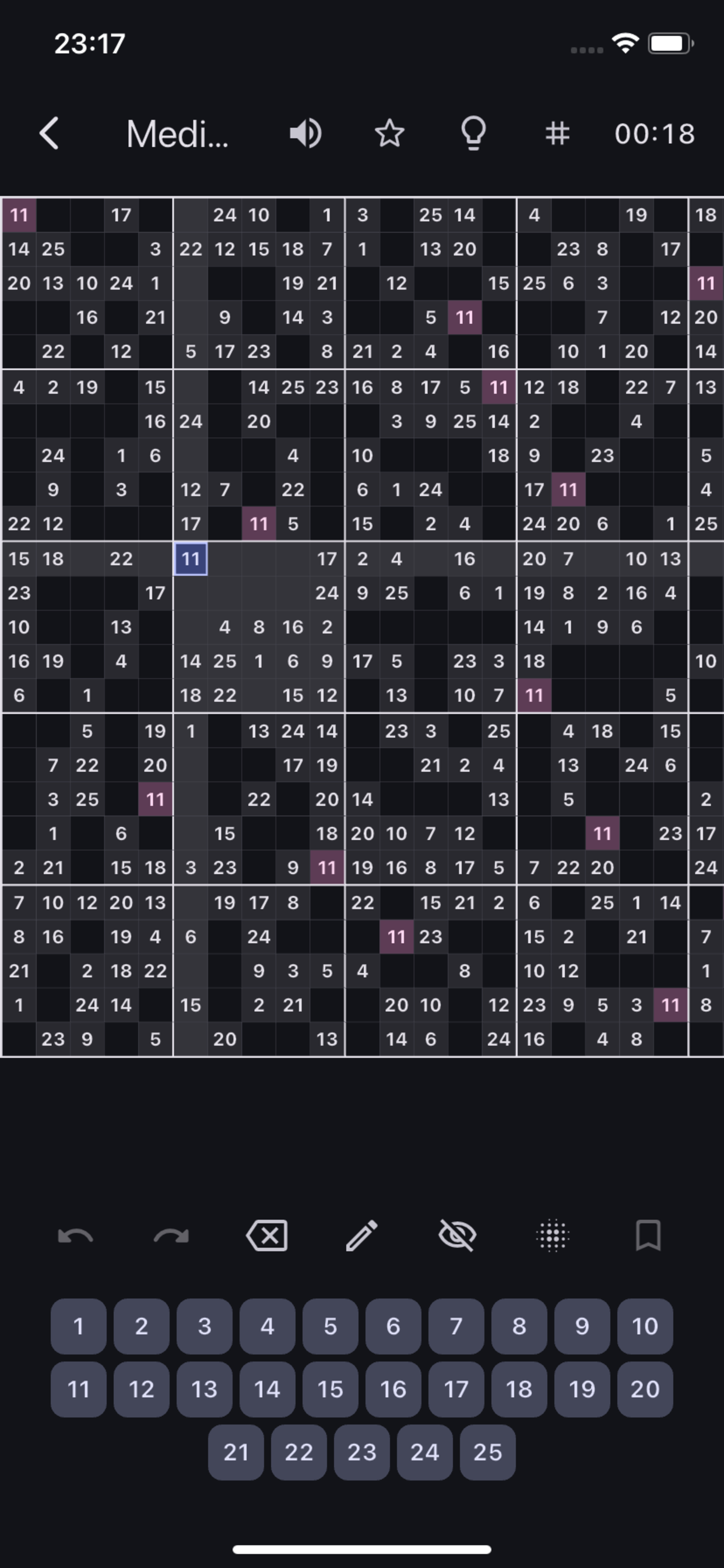 Sudoku Atlas: 4×4 to 25×25 screenshot 5