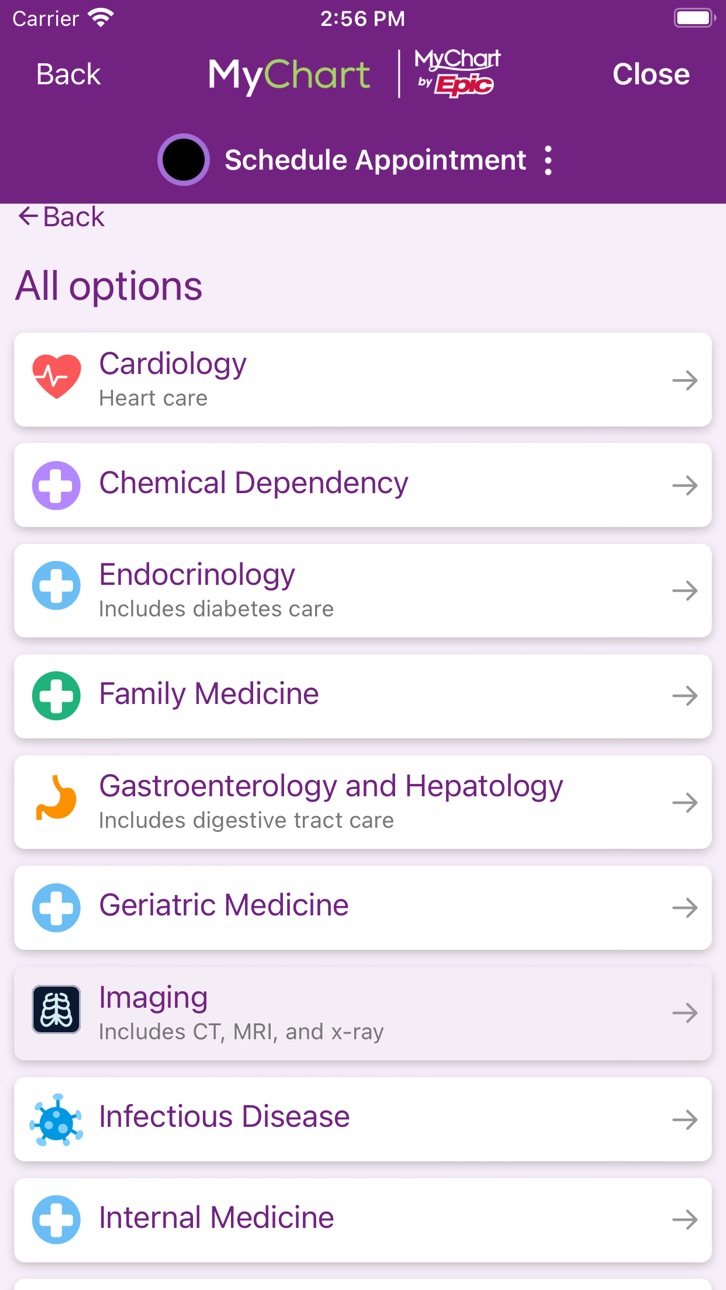 iPhone screenshot