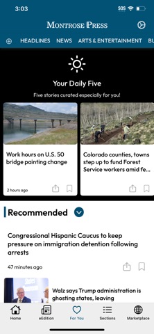 Montrose Daily Press Media screenshot