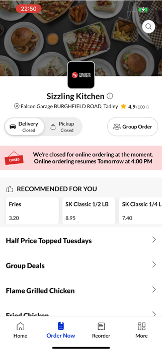 Sizzling Kitchen Tadley Screenshot 2 of 4