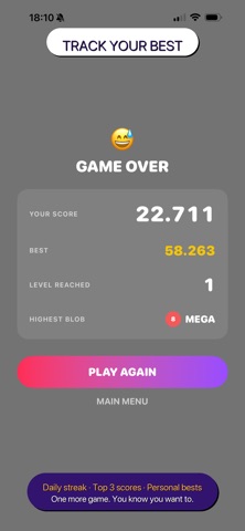 Blobby Drop: Merge Puzzle iPhone screenshot