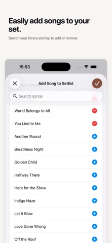 Playgrid - Setlists & Chords Screenshot 3 of 5