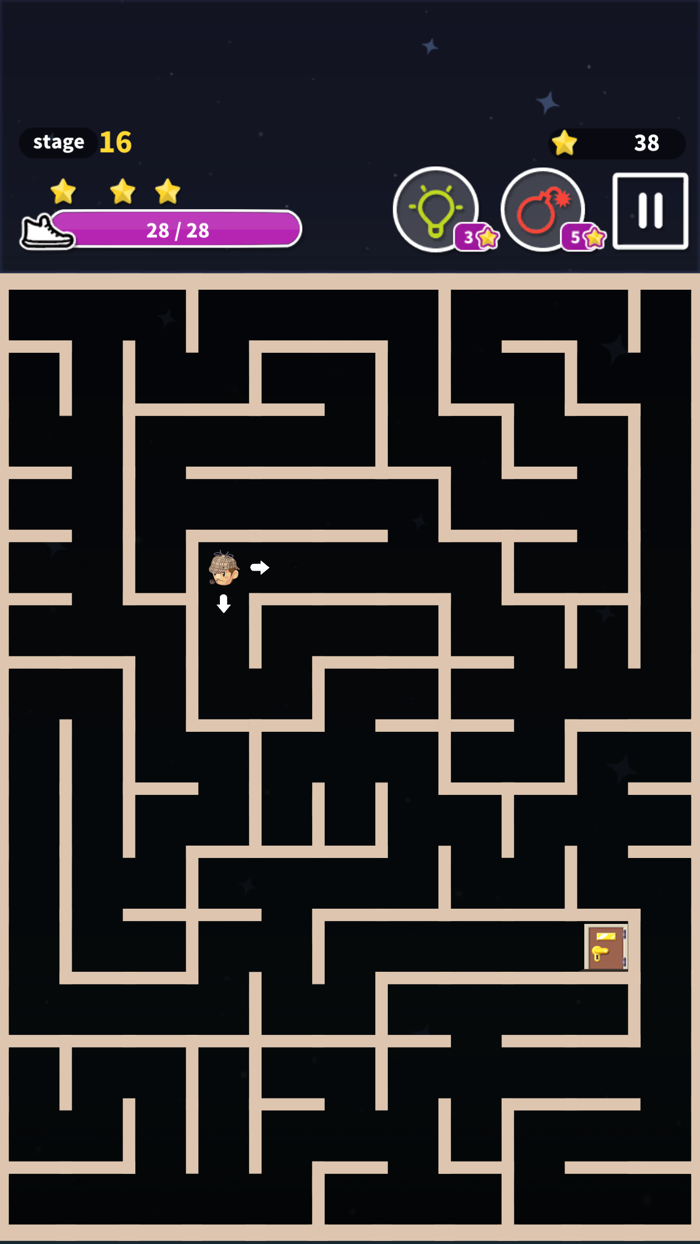 Maze game classic fun puzzle
