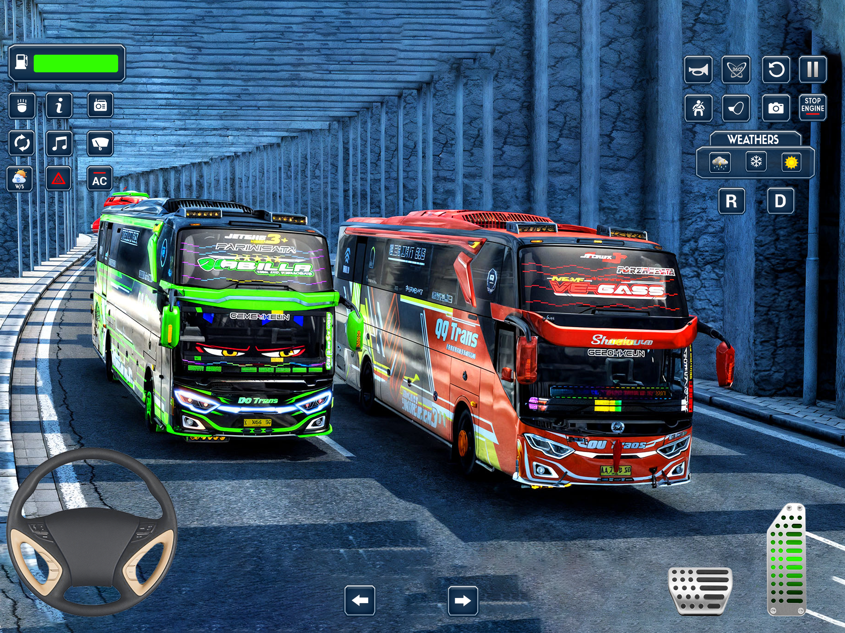 Euro Bus Games 3D Bus Driving