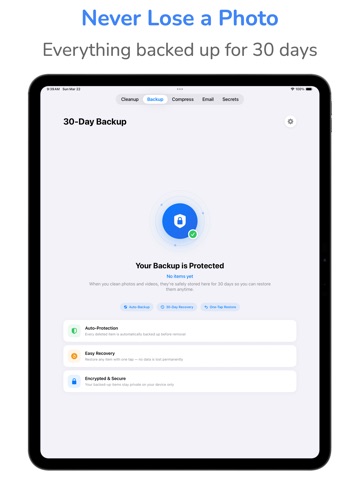 AI Photo Cleaner & Storage iPad screenshot