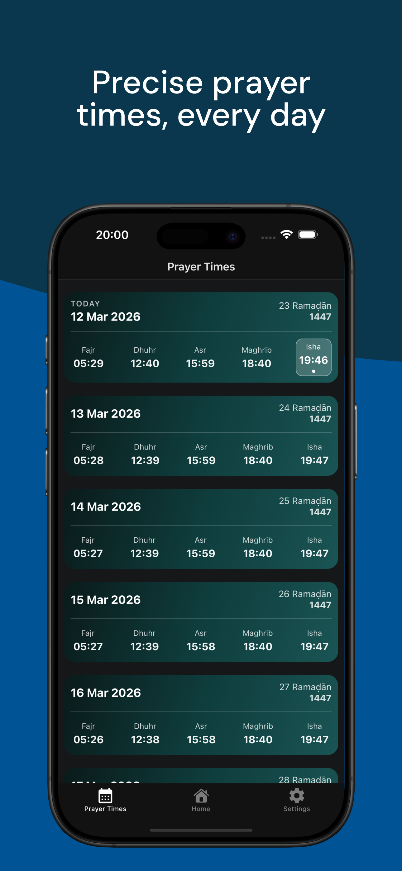 Waqti – Prayer Times & Qibla screenshot 5