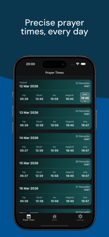 Waqti – Prayer Times & Qibla screenshot