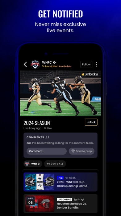 Caffeine TV: Watch Live Sports Screenshot
