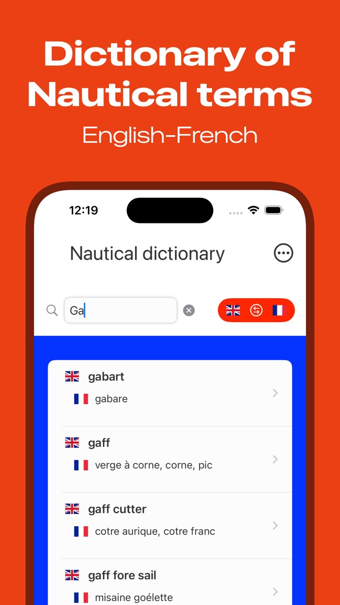 Nautical dictionary