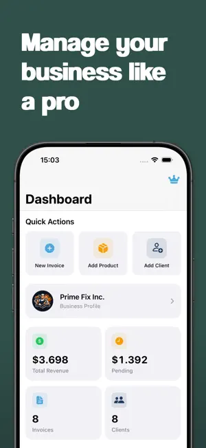 Invoice Receipt Maker: Billing screenshot 1