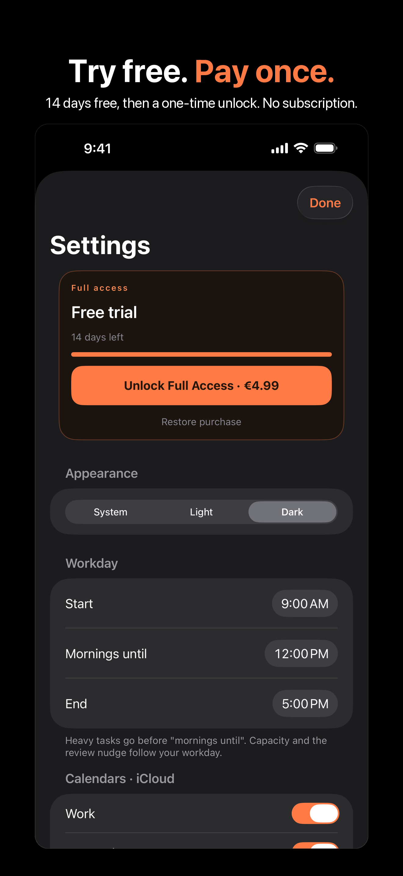 Dayvant: Energy Day Planner screenshot 5