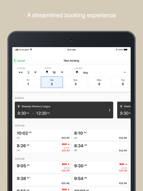 Millwood Golf iPad screenshot