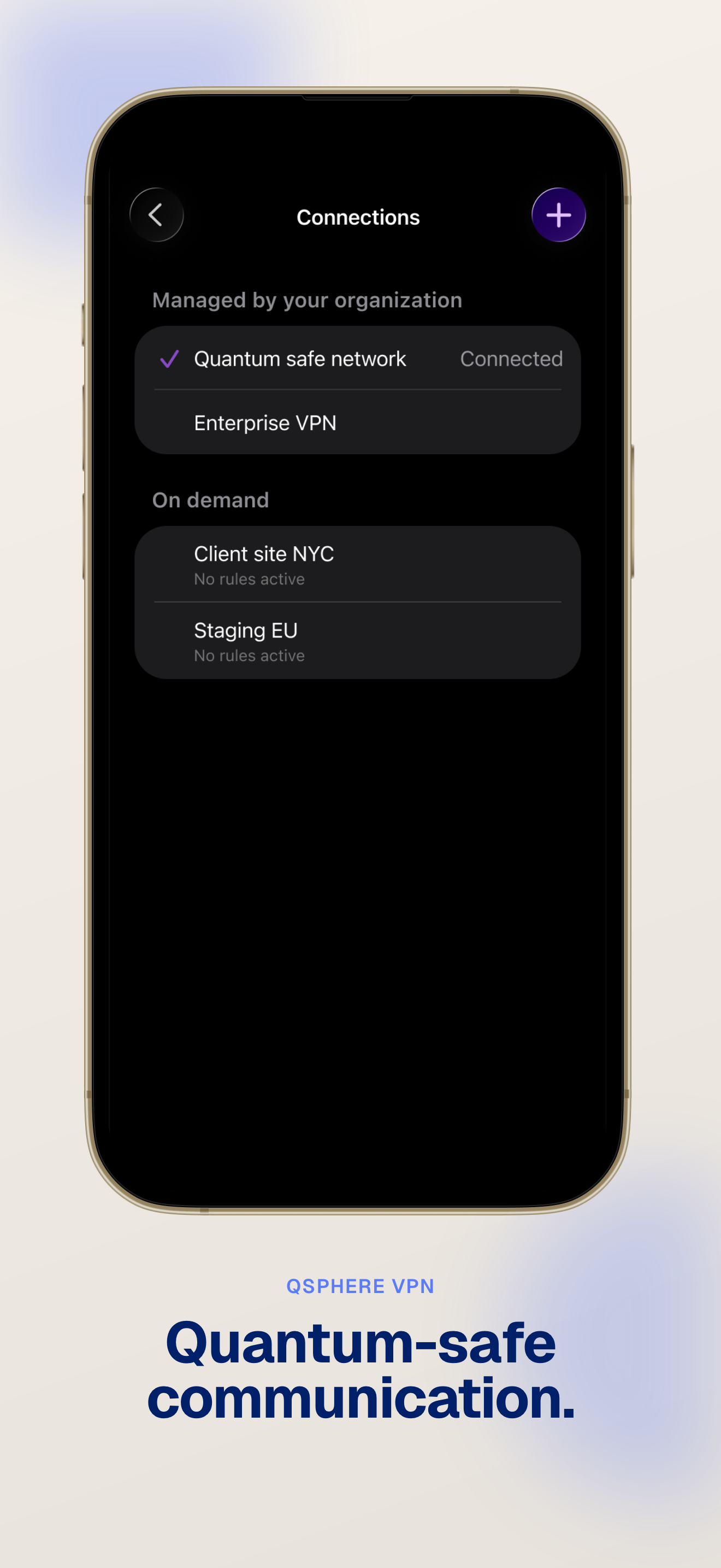 QSphere VPN screenshot 2