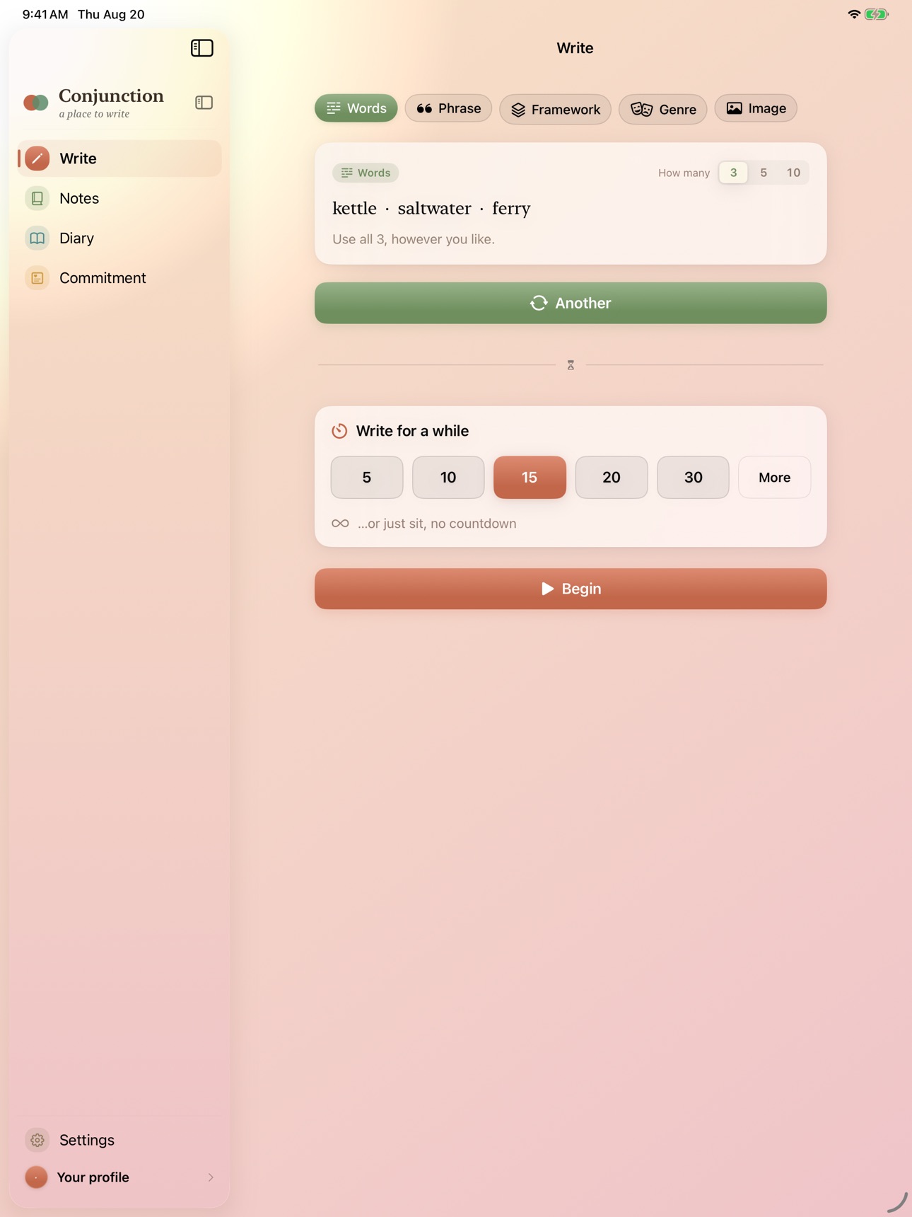 Screenshot 6 of Conjunction Writing