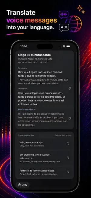 Voice Message to Text: Voicely screenshot 3