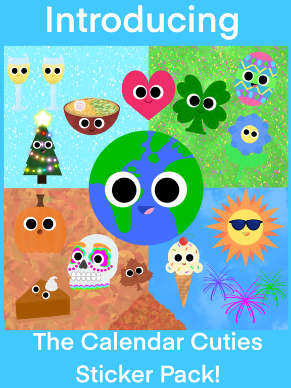 Screenshot #4 pour Calendar Cuties Sticker Pack