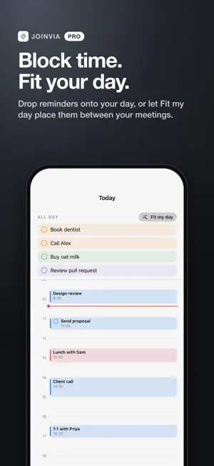 JoinVia: Reminders to Calendar screenshot 4
