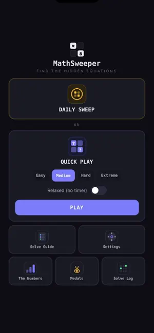 MathSweeper screenshot 1