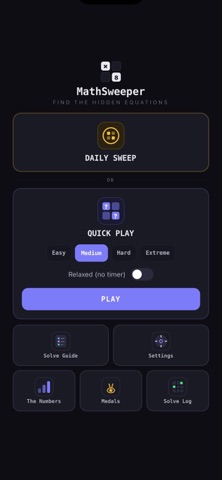 MathSweeper screenshot