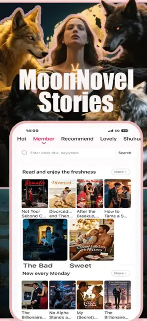 MoonNovel Stories screenshot 1