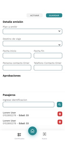 EMISIONES PLUS TRAVEL ASSIST screenshot