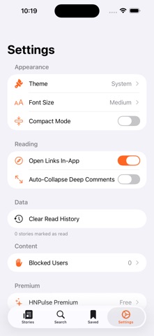 HNPulse - Hacker News & AI screenshot