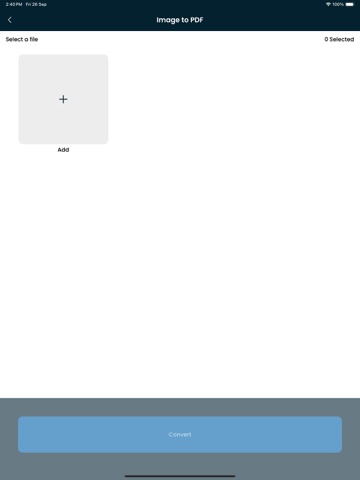 Pdf Maker: Image to Pdf Editor iPad screenshot