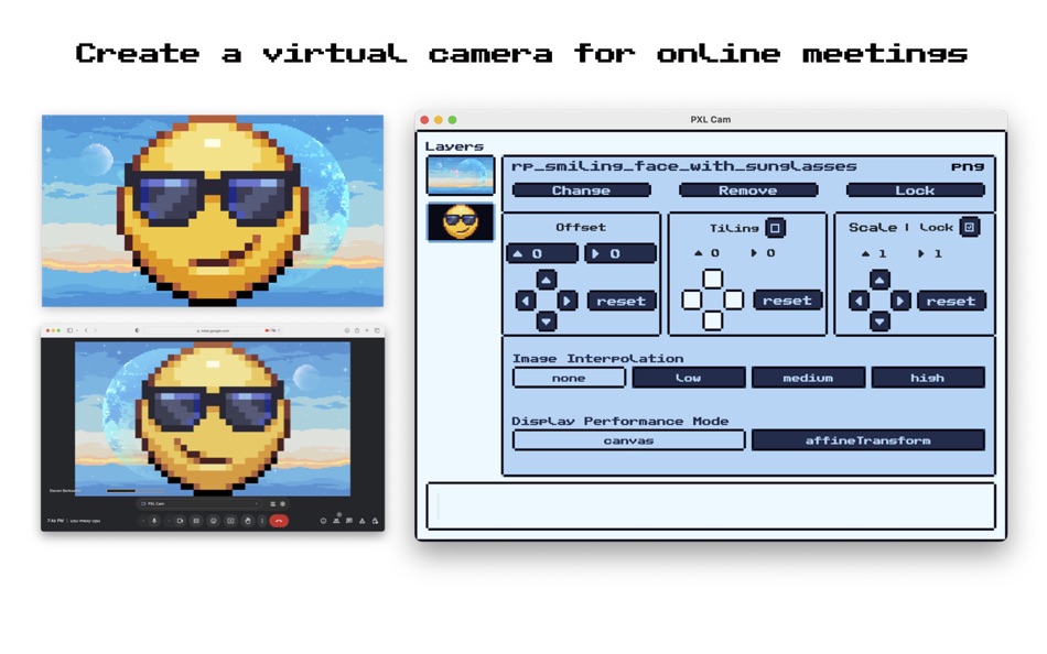 #1. PXL Cam (macOS) 由: Steven Berkowitz