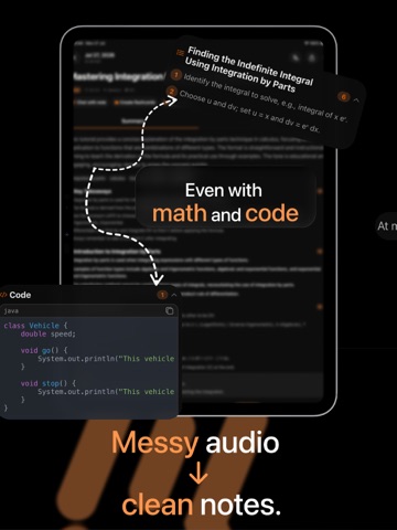 Notaty: AI Voice Notes iPad screenshot