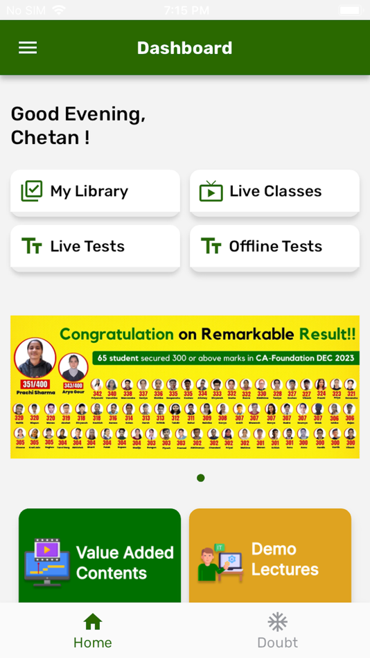 #1. MCC Live App (iOS) Podle: Mittal Commerce Classes