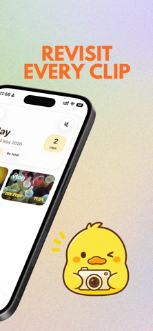 DuckLog: Daily Vlog App - Personal Video Diary for iPhone App Store screenshot 3