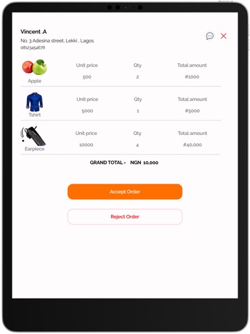 Zenon Go iPad screenshot