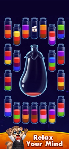 Chaos Drink Sort: Water Puzzle iPhone screenshot