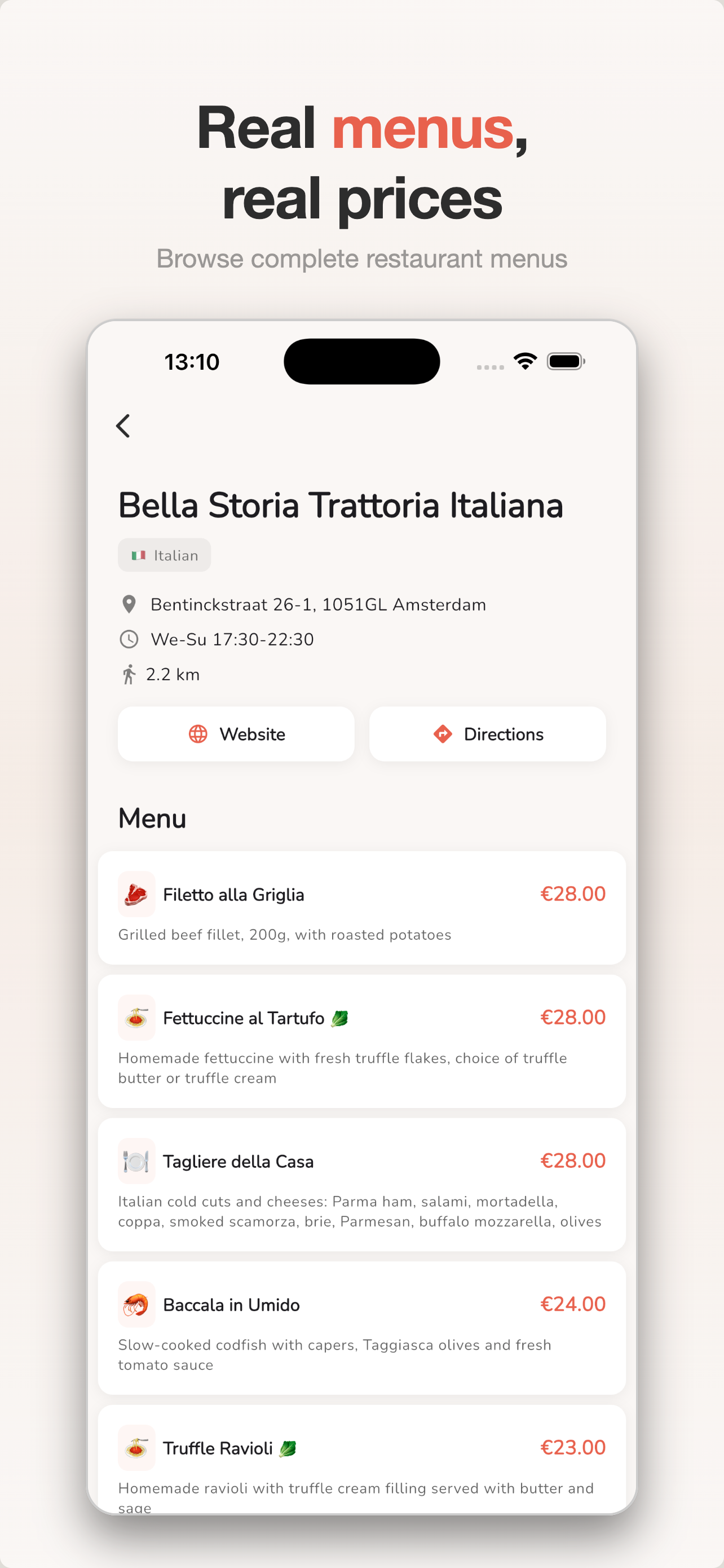 Paesti: Restaurants by Dish screenshot 4