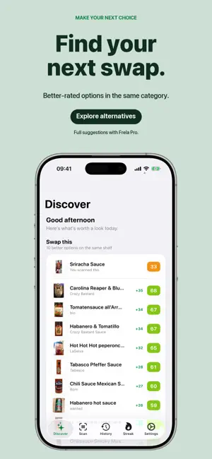 Frela: Food Barcode Scanner screenshot 3
