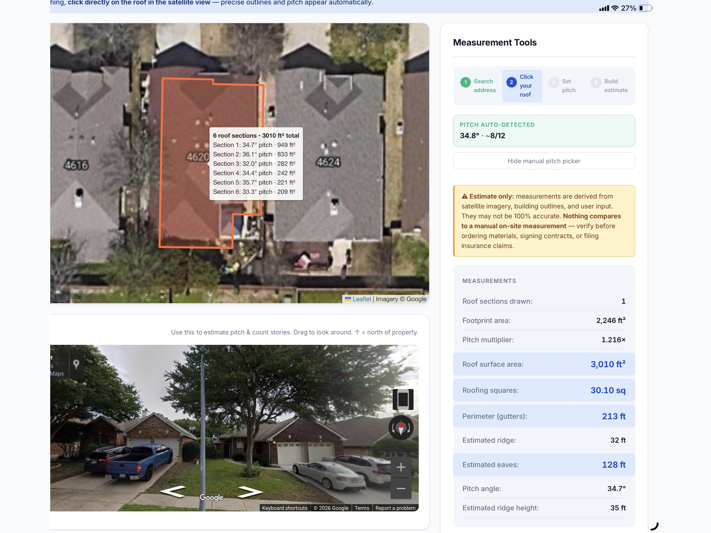 RoofMetric screenshot 9