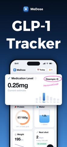 GLP-1 Tracker App: Shot & Pill Screenshot 1 of 8