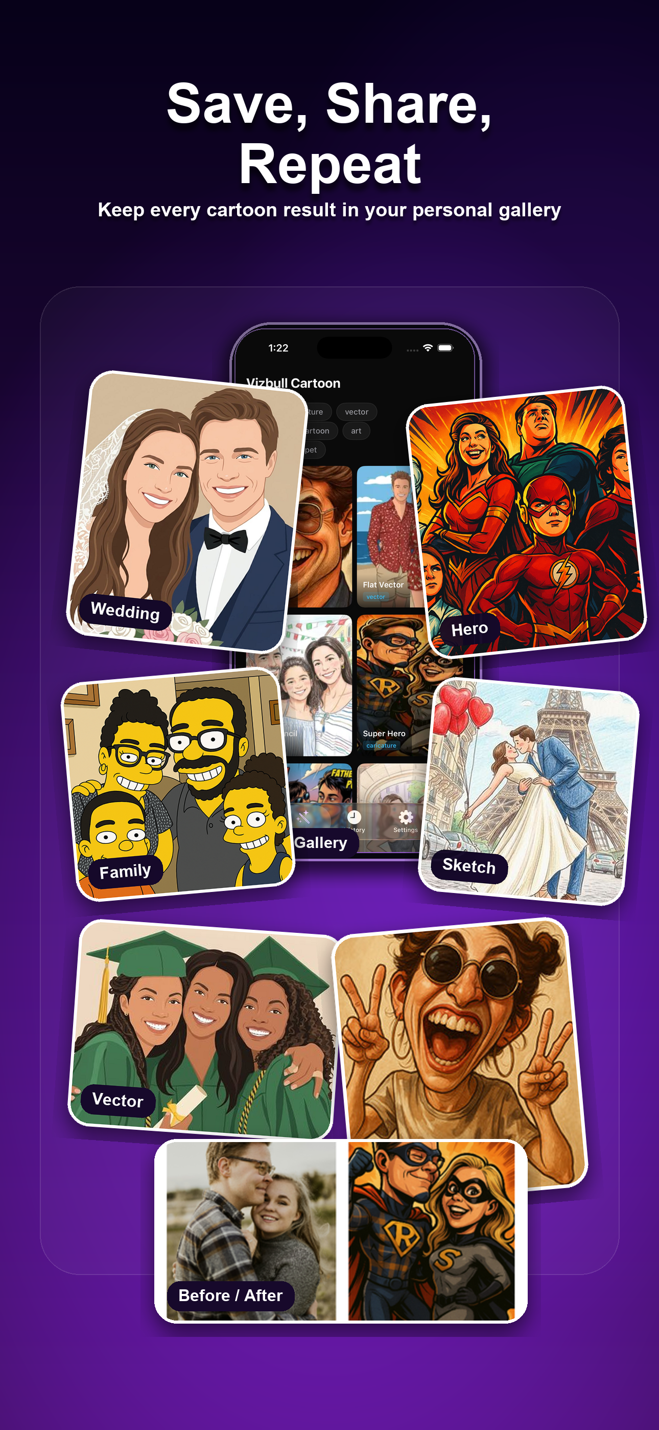 Vizbull : Cartoon Photo Editor screenshot 11