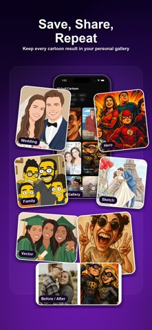 Vizbull : Cartoon Photo Editor screenshot