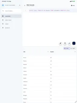 Pocket SQL: MySQL Client screenshot 14