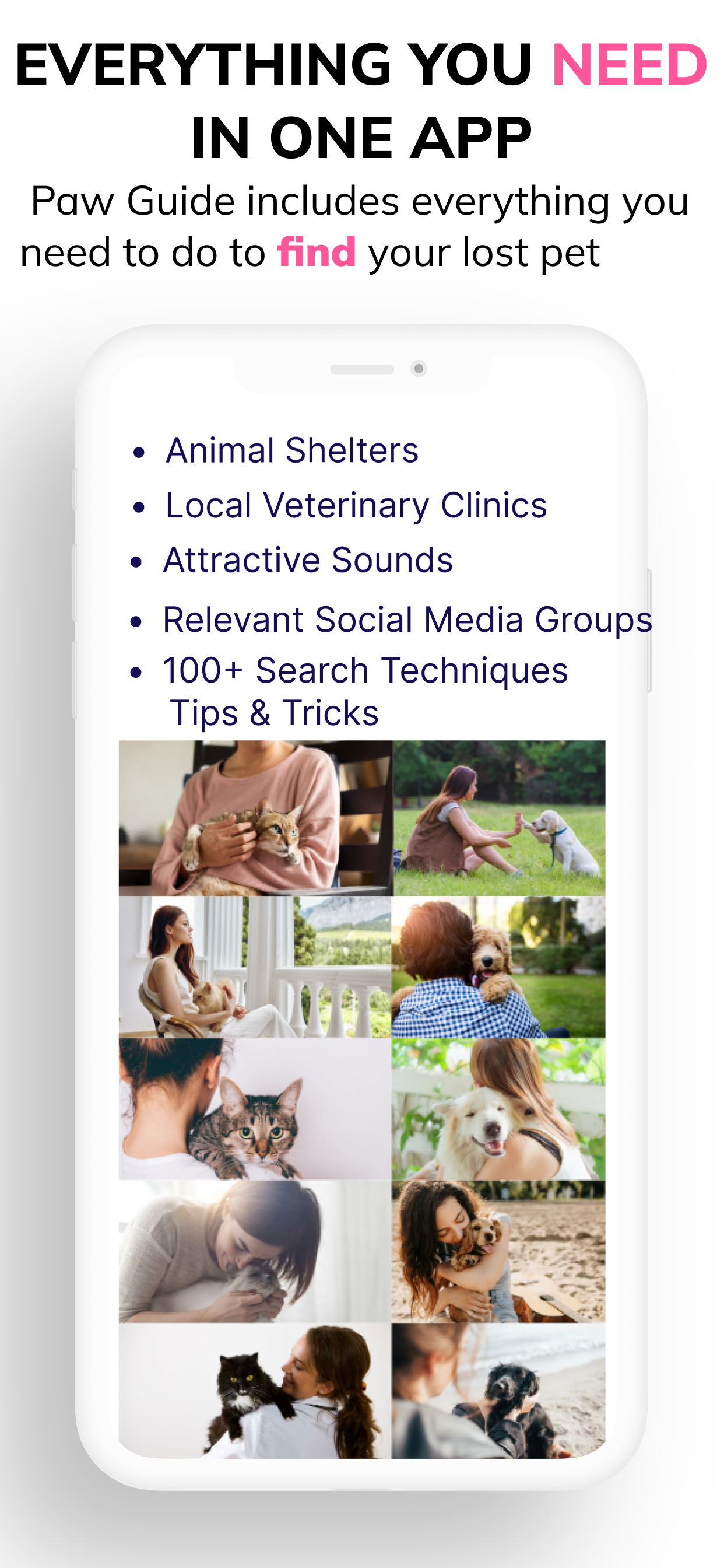Paw Guide: Lost & Found Pets