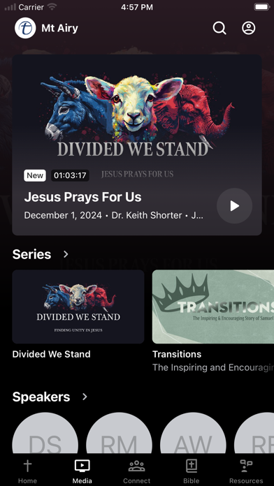 Mt Airy Church iPhone screenshot 2 - Education app
