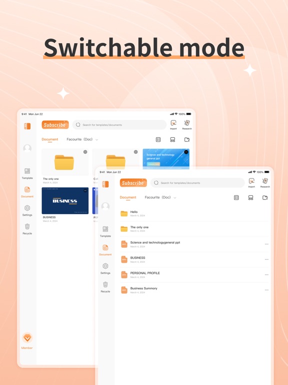 Good Slide iPad screenshot 3 - Productivity app
